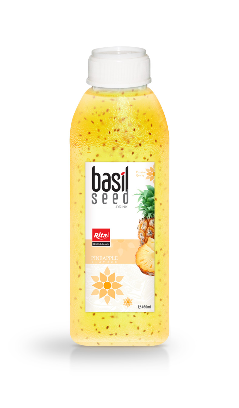460ml Basil Seed Pineapple Flavor.